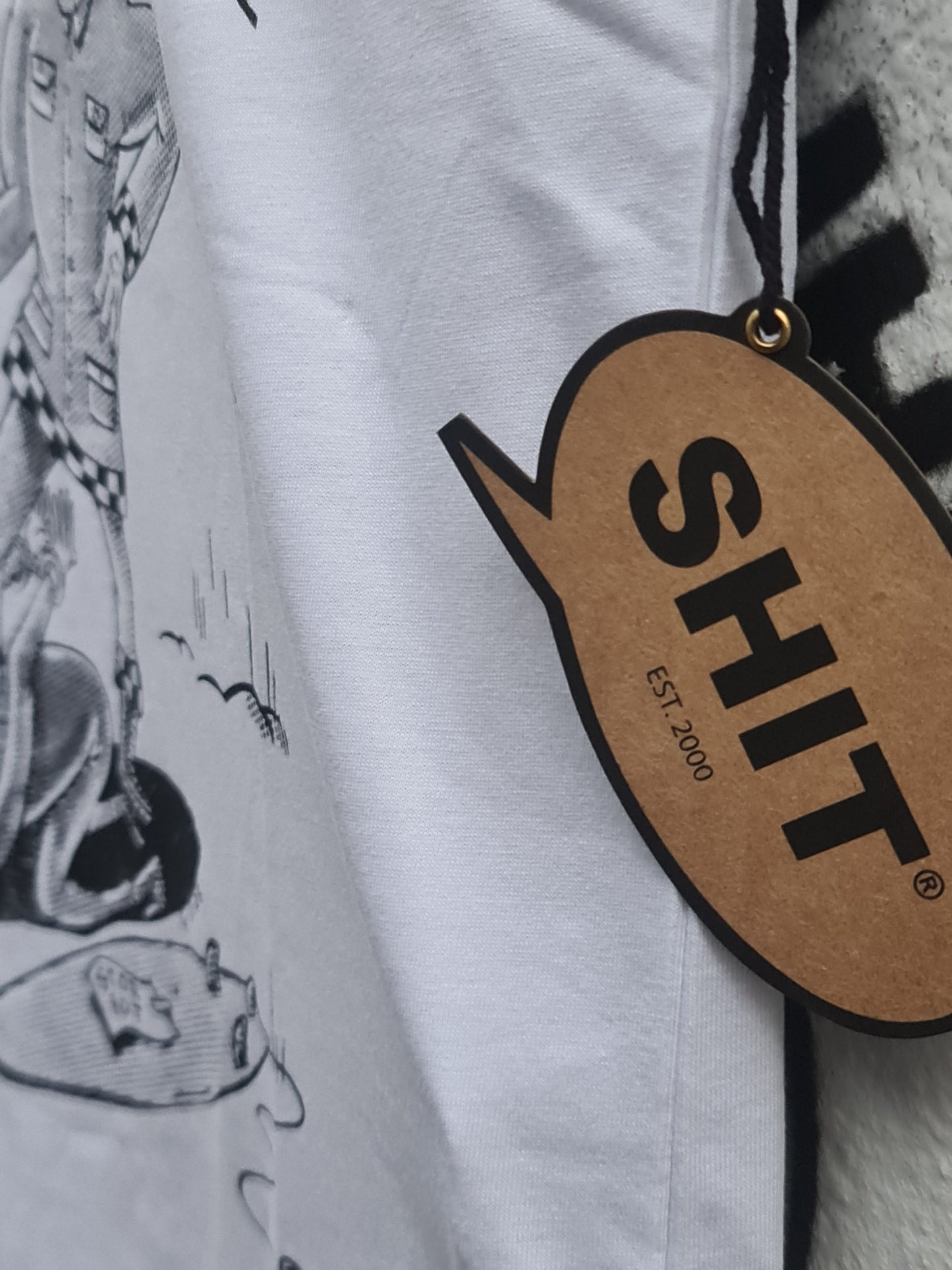 SURFERS VS THE NORWEGIAN KINGDOM, SHIT® T-shirt, White