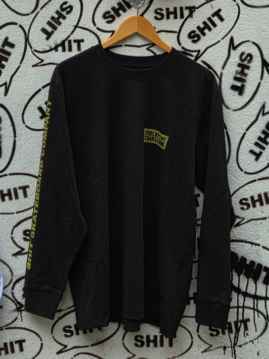 SHIT® X CHECKPOINT, Longsleeve, Blk/Yel