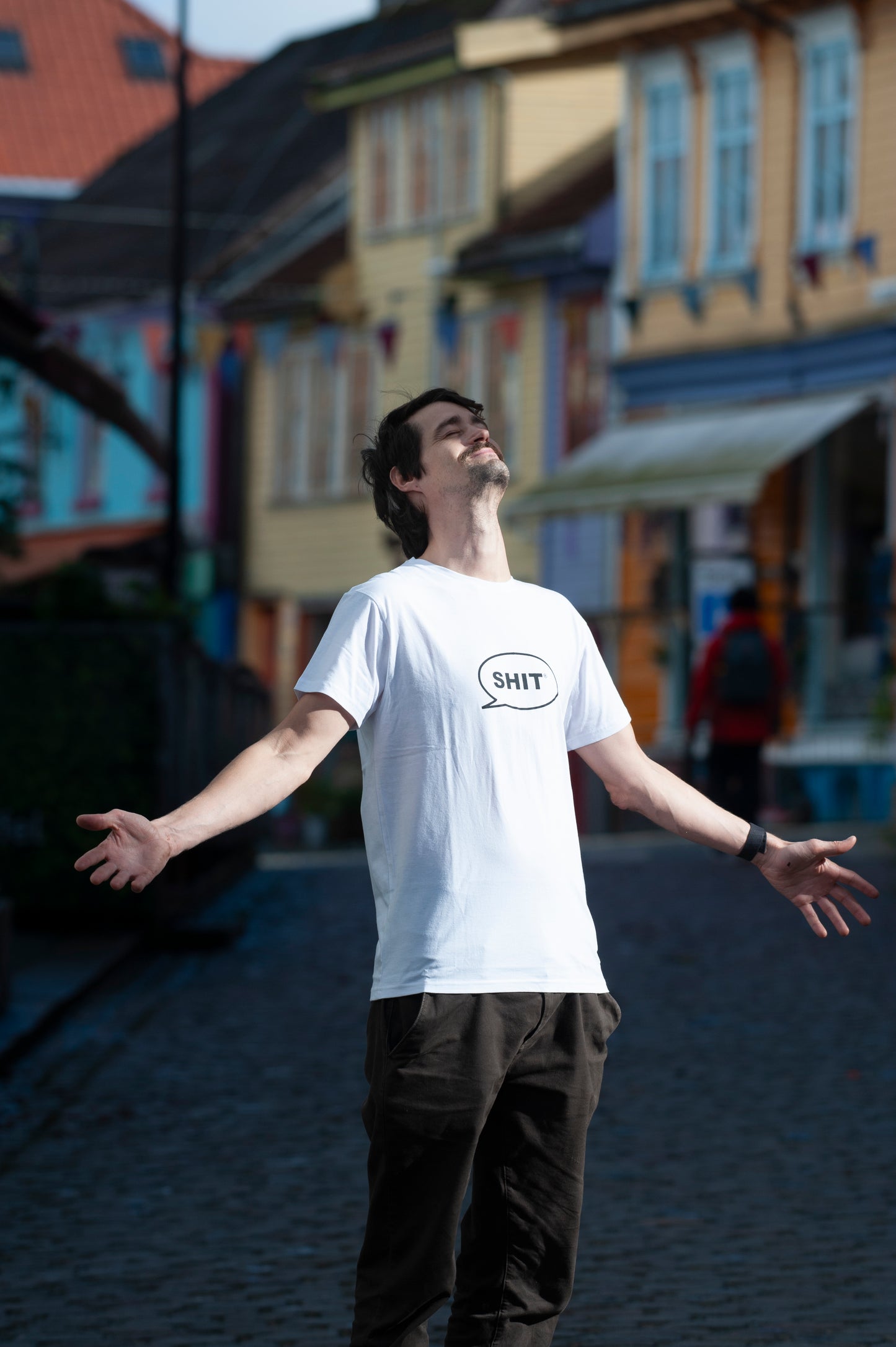 SHIT® CLASSIC TB T-SHIRT, WHITE