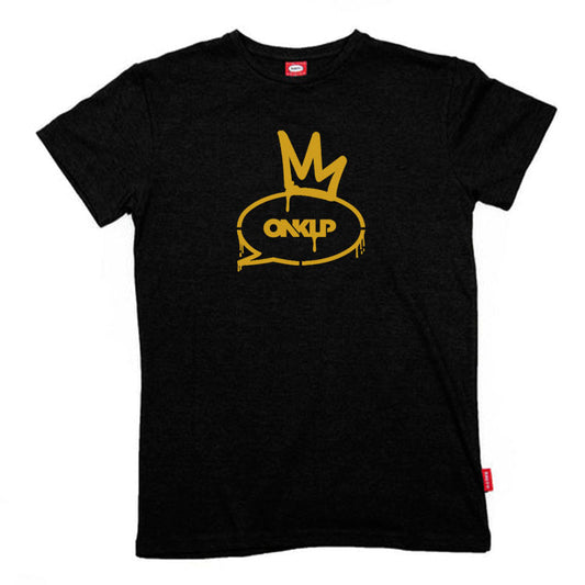 SHIT® X ONKLP T-shirt, BUBBLE CROWN GOLD/BLACK