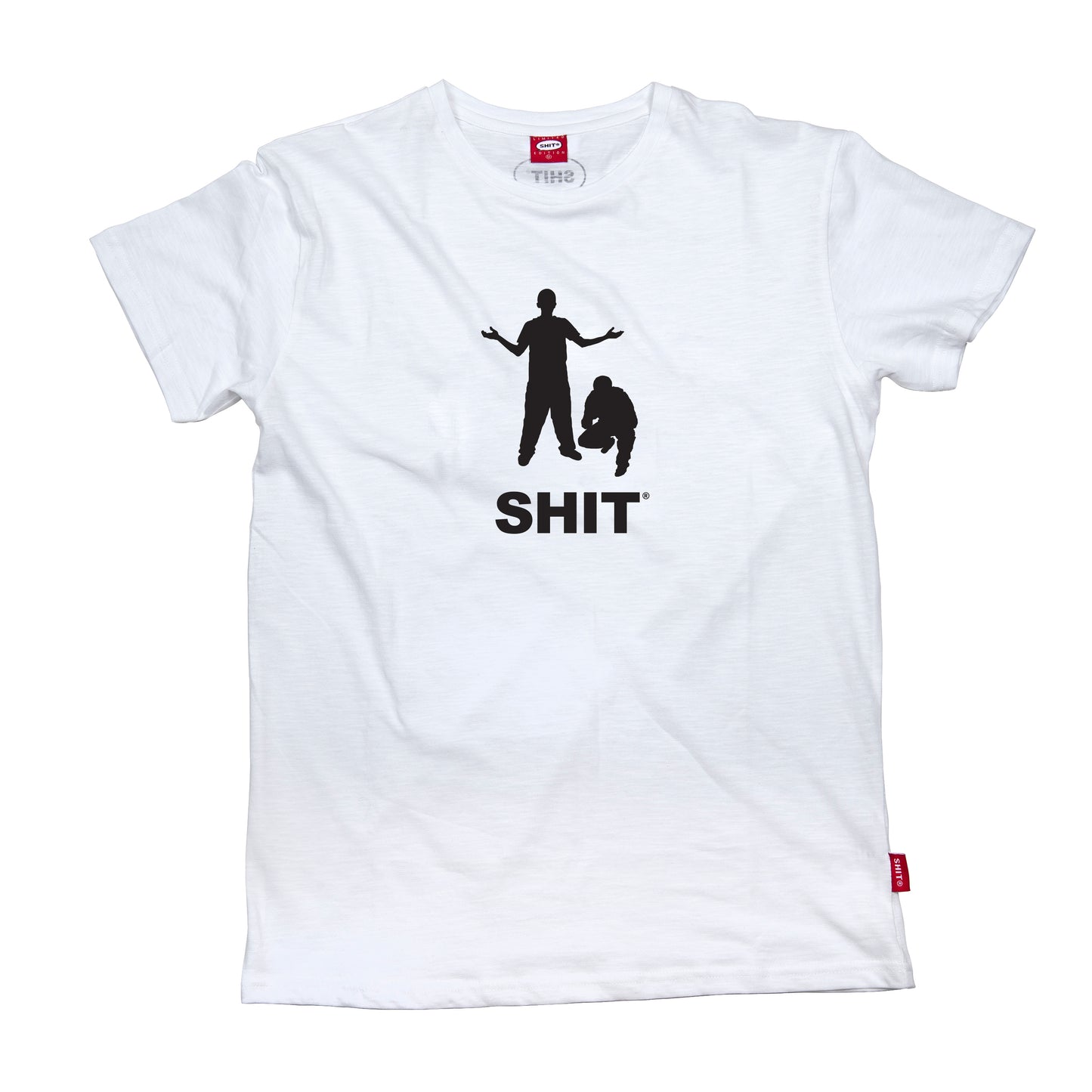 SHIT® T-shirt, OG PERSONS LOGO, White