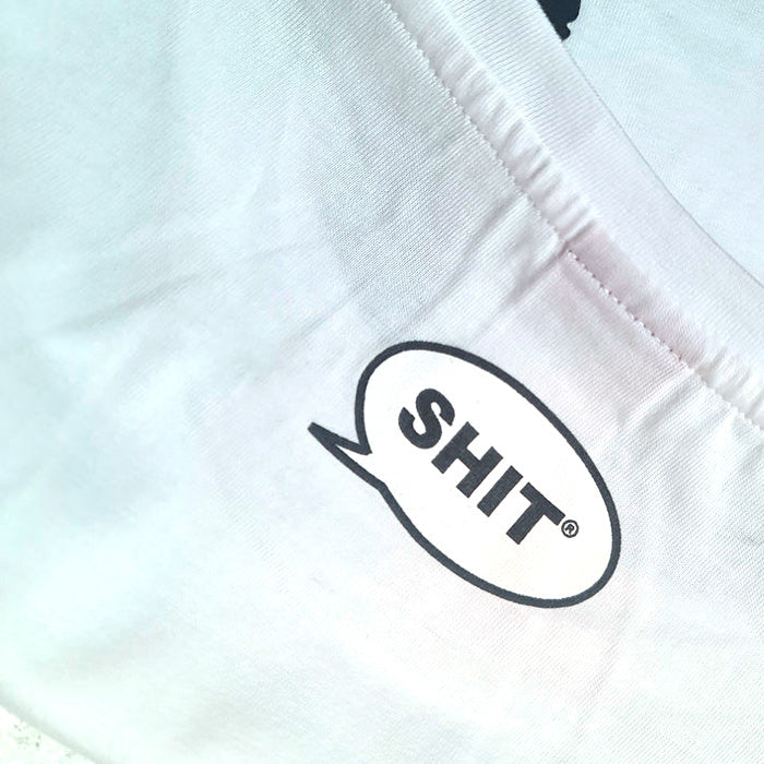 SHIT® T-shirt, OG PERSONS LOGO, White