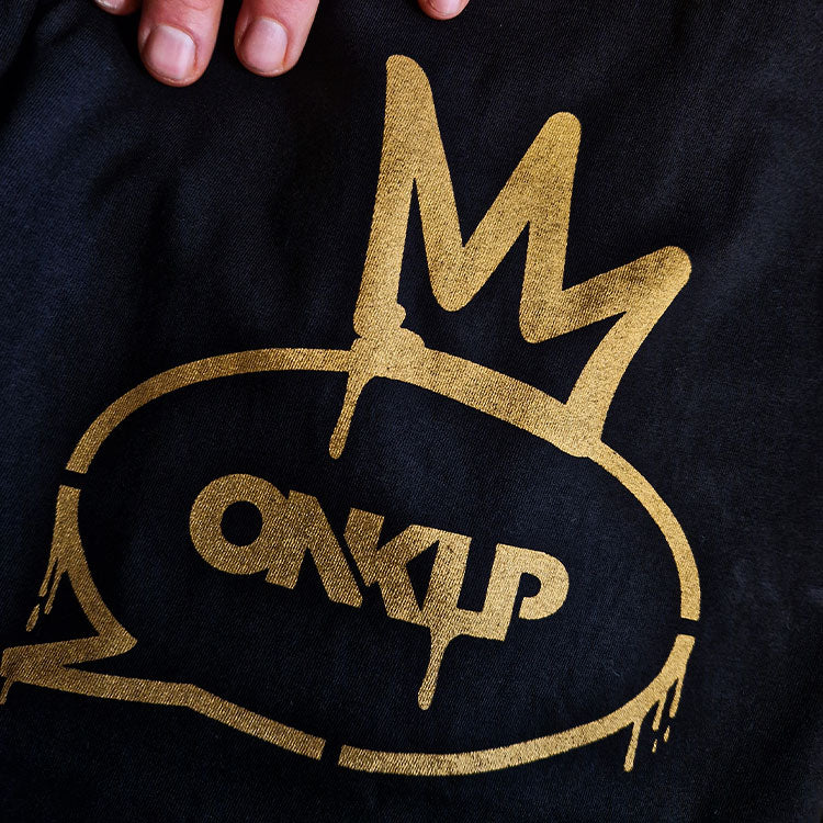 SHIT® X ONKLP T-shirt, BUBBLE CROWN GOLD/BLACK