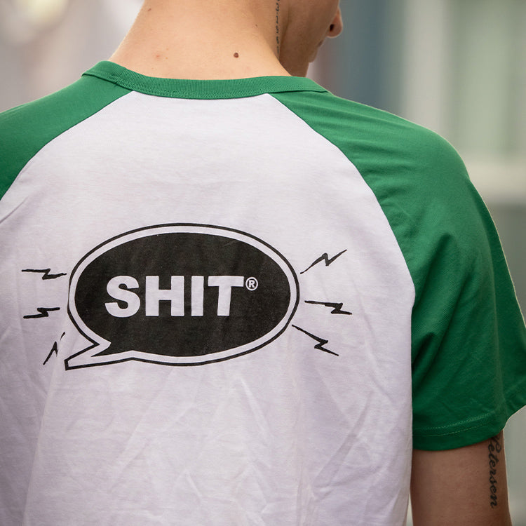 SHIT® TB 21 T-shirt, White/Green