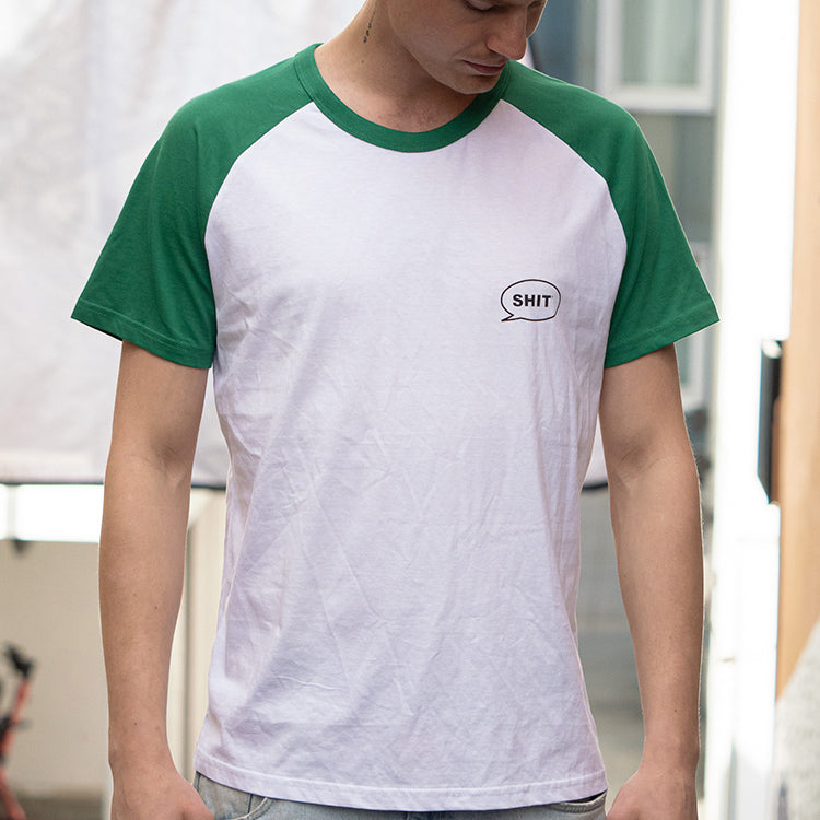 SHIT® TB 21 T-shirt, White/Green