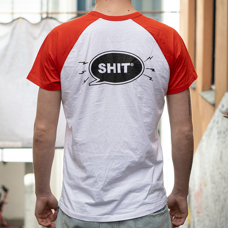 SHIT® TB 21 T-shirt, White/Red