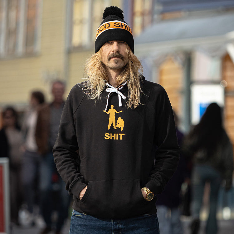 SHIT® OG PERSONS HOODIE BLACK / ORANGE