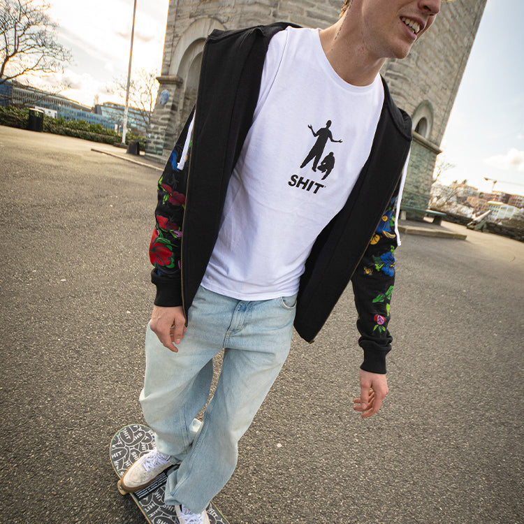 SHIT® T-shirt, OG PERSONS LOGO, White