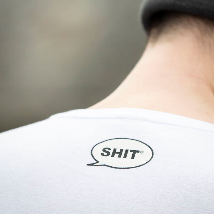 SHIT® T-SHIRT SSC LOGO WHITE / GOLD