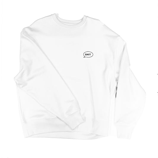 SHIT® TB Chest SWEATSHIRT WHITE