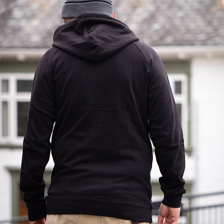 SHIT® TEXT LOGO ZIP-HOODIE BLACK