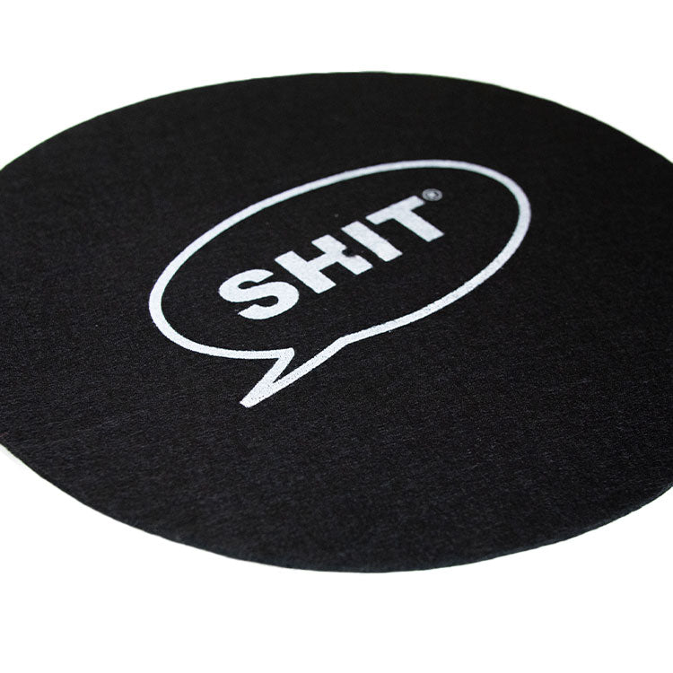 SHIT® RECORD SLIPMAT BLACK