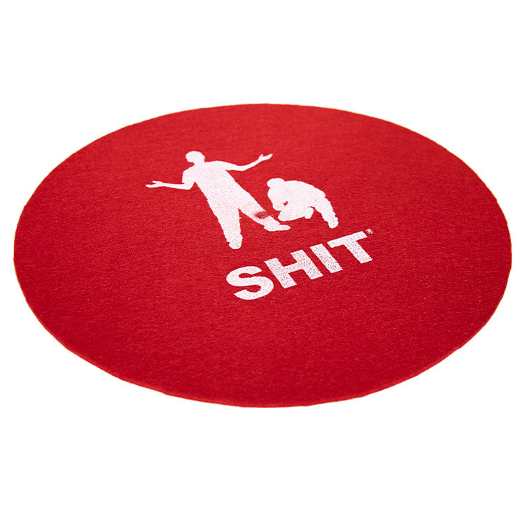 SHIT® RECORD SLIPMAT RED