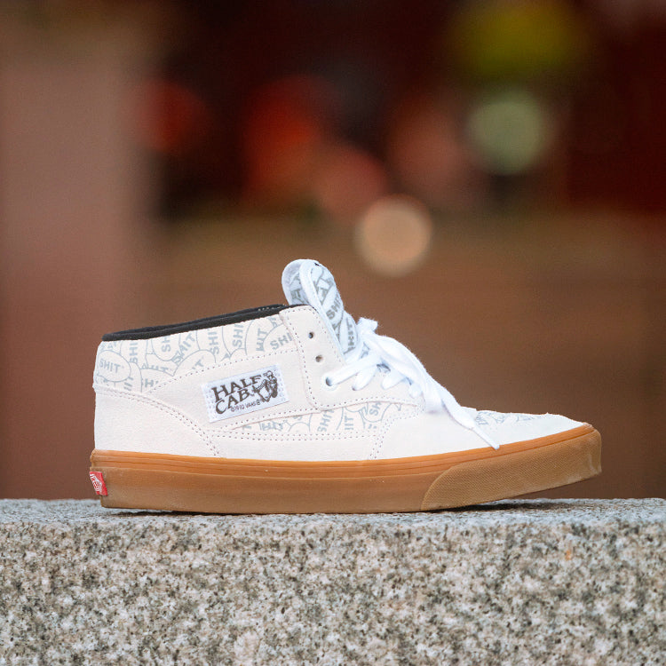 VANS X SHIT Halfcab, WHT/BLK/GUM