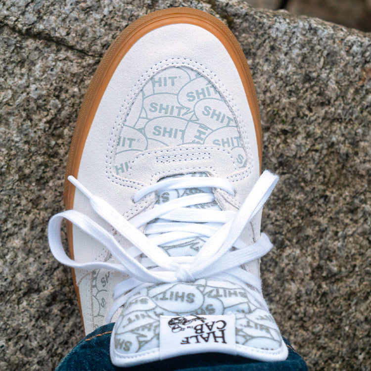VANS X SHIT Halfcab, WHT/BLK/GUM