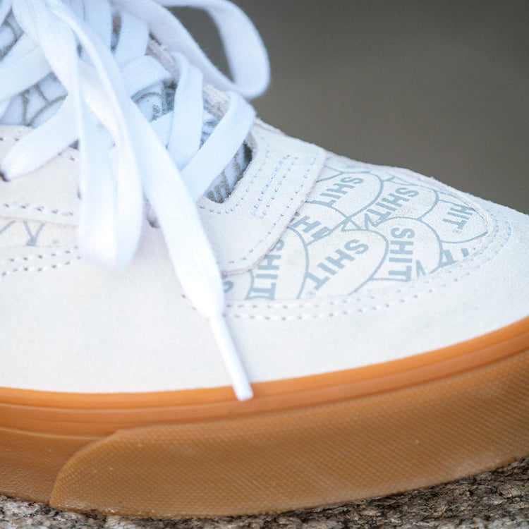 VANS X SHIT Halfcab, WHT/BLK/GUM