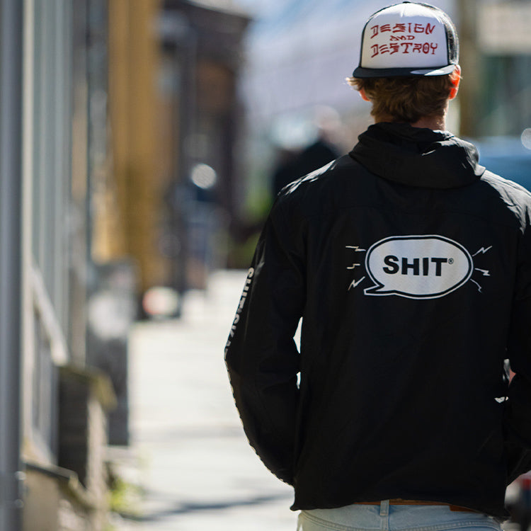 SHIT® WINDBREAKER SHIT SK8 CO BLACK