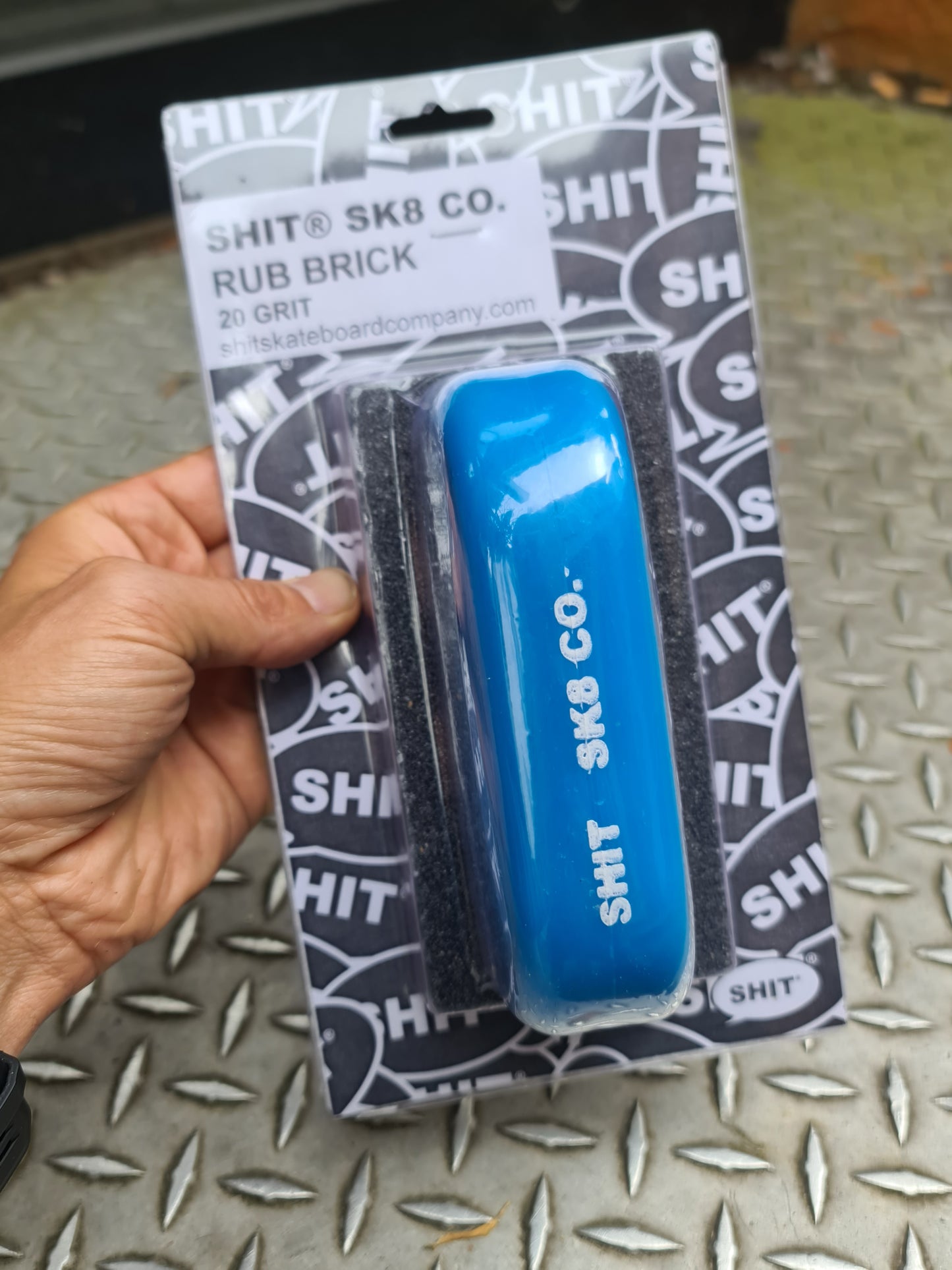 SHIT® RUB BRICK - 20 GRIT, BLUE