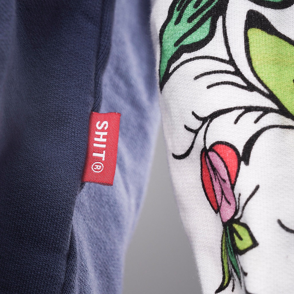 SHIT® X EMBLA HOODIE BLUE/WHITE