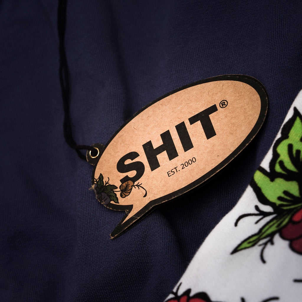 SHIT® X EMBLA HOODIE BLUE/WHITE