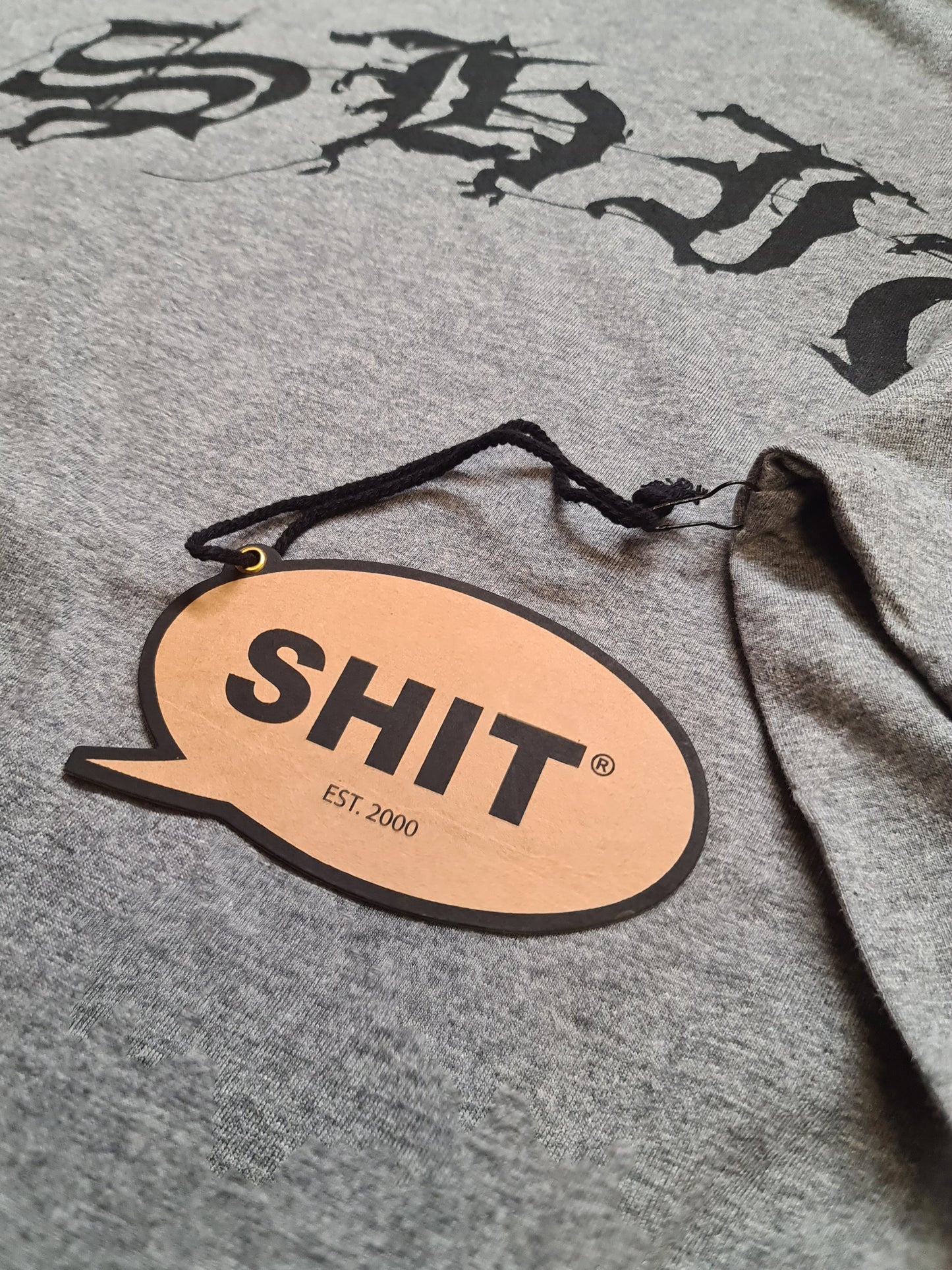 SHIT® GOTH T-SHIRT, GRAYMELANGE