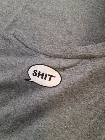 SHIT® GOTH T-SHIRT, GRAYMELANGE