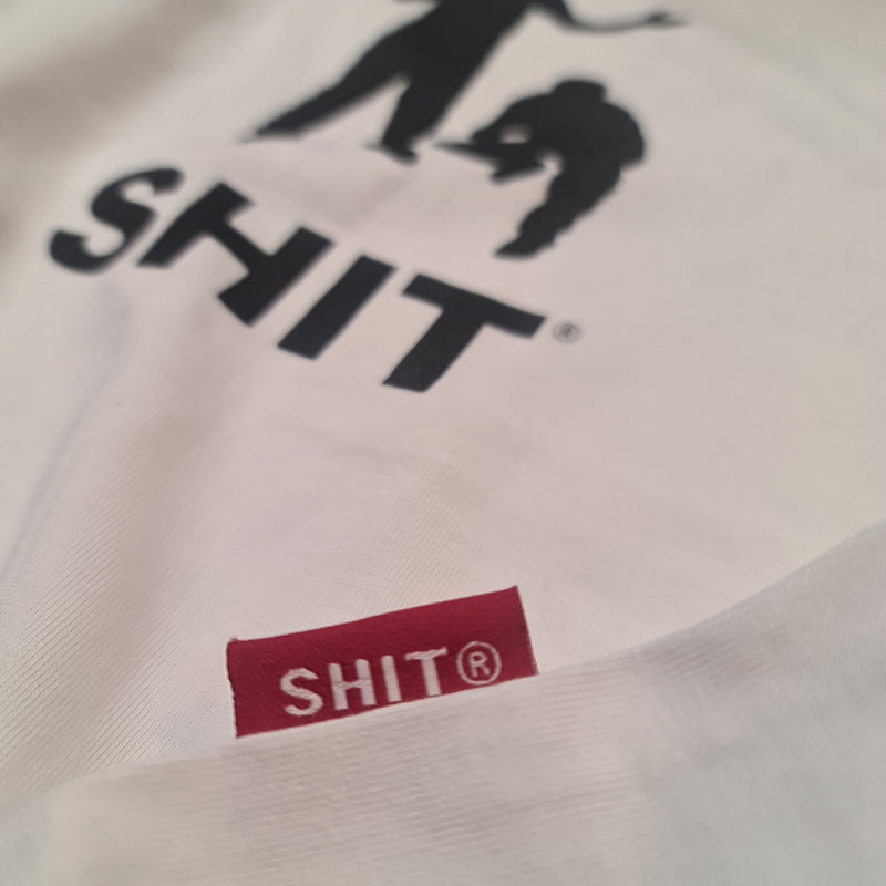 SHIT® T-shirt, OG PERSONS LOGO, White