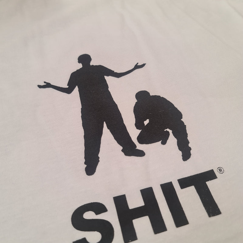 SHIT® T-shirt, OG PERSONS LOGO, White