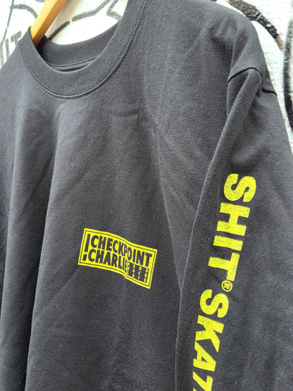 SHIT® X CHECKPOINT, Longsleeve, Blk/Yel