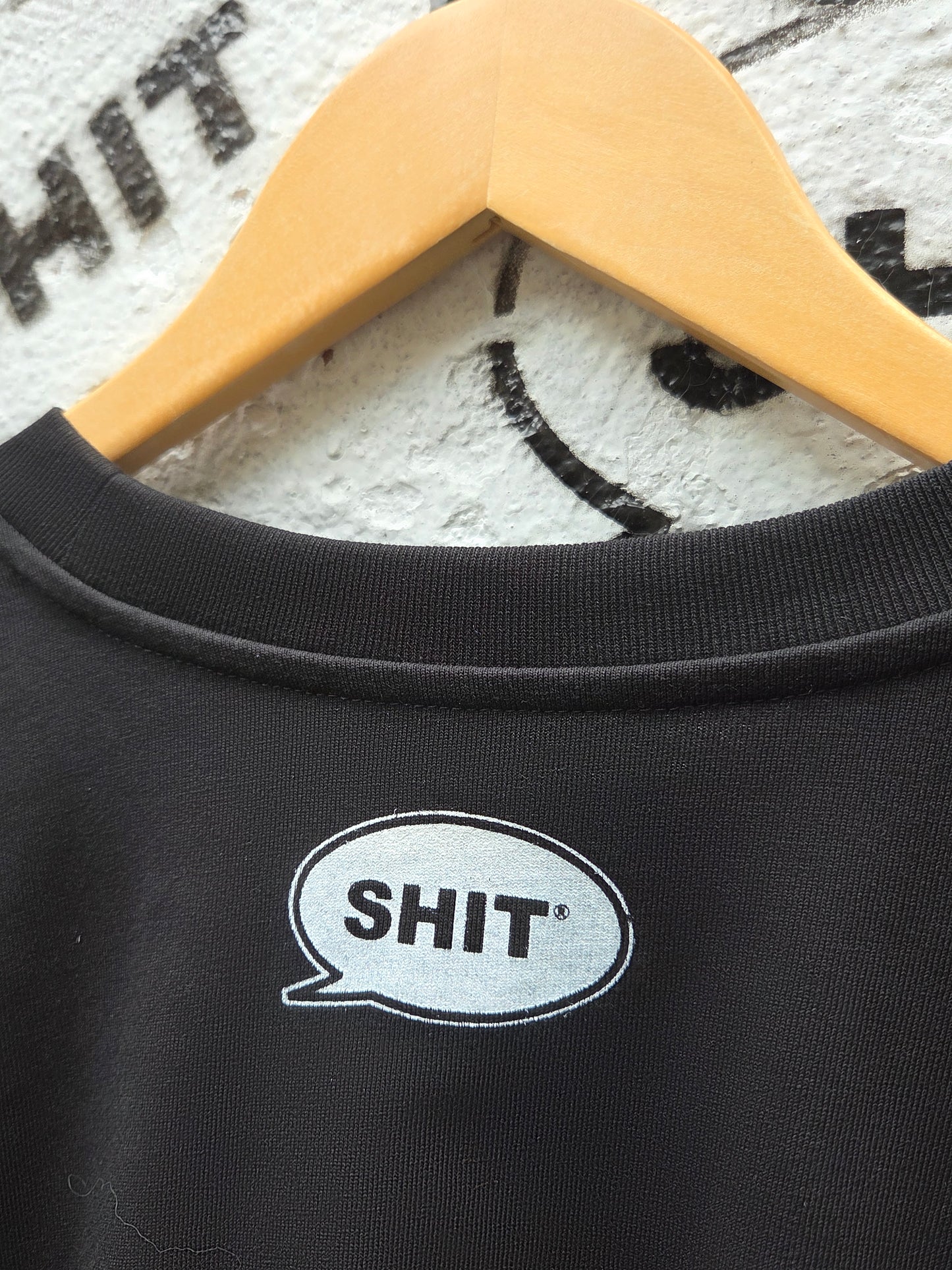 SHIT® X CHECKPOINT, Longsleeve, Blk/Wht
