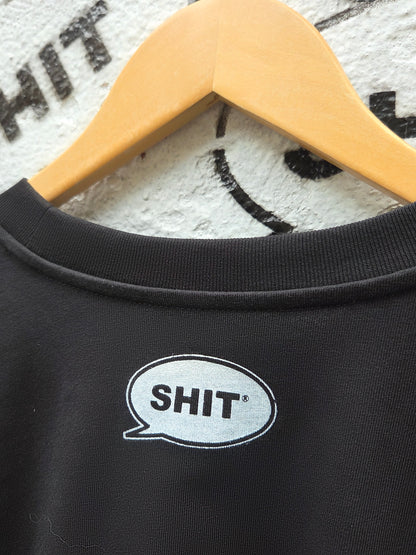 SHIT® X CHECKPOINT, Longsleeve, Blk/Wht