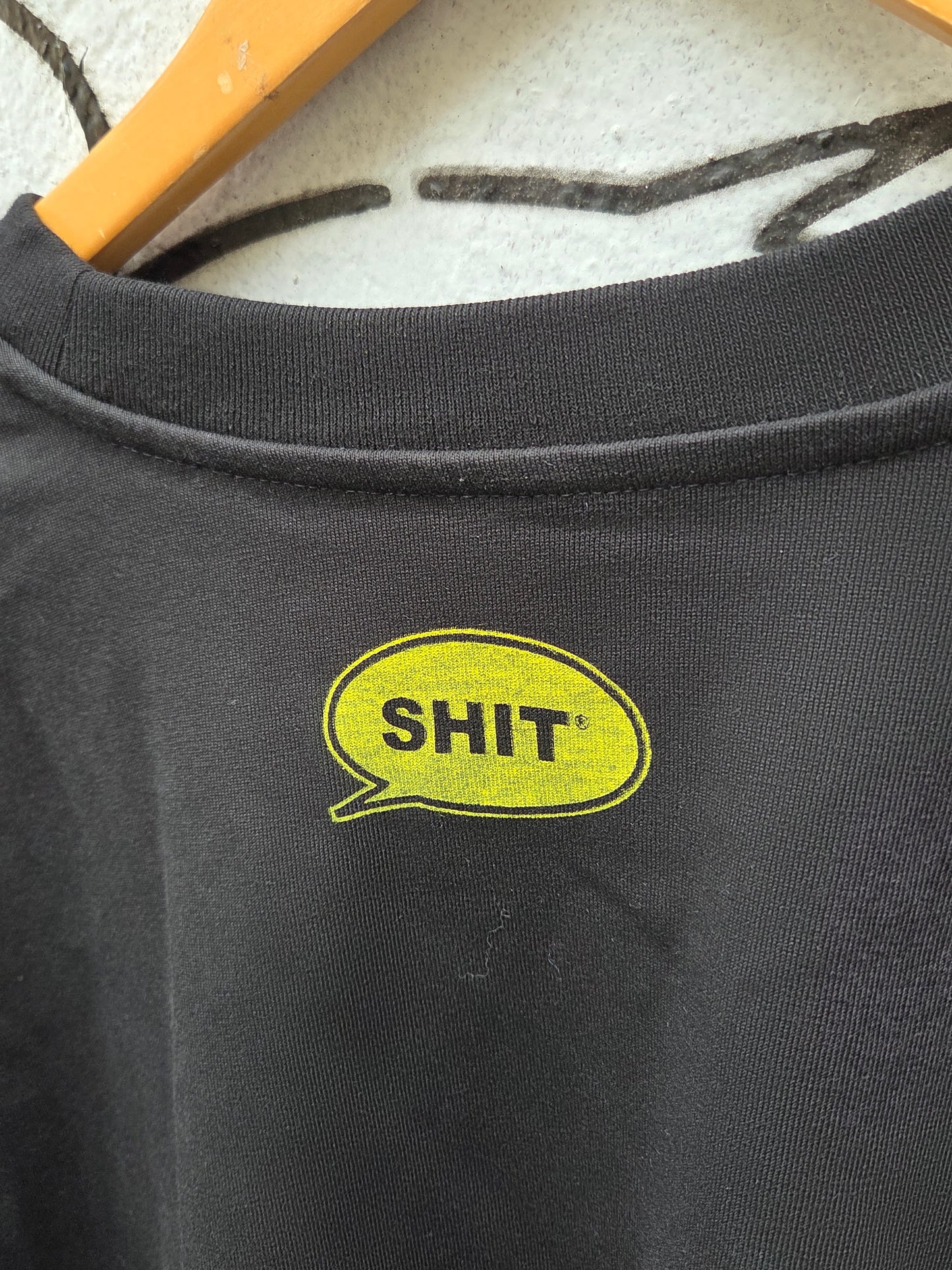 SHIT® X CHECKPOINT, Longsleeve, Blk/Yel