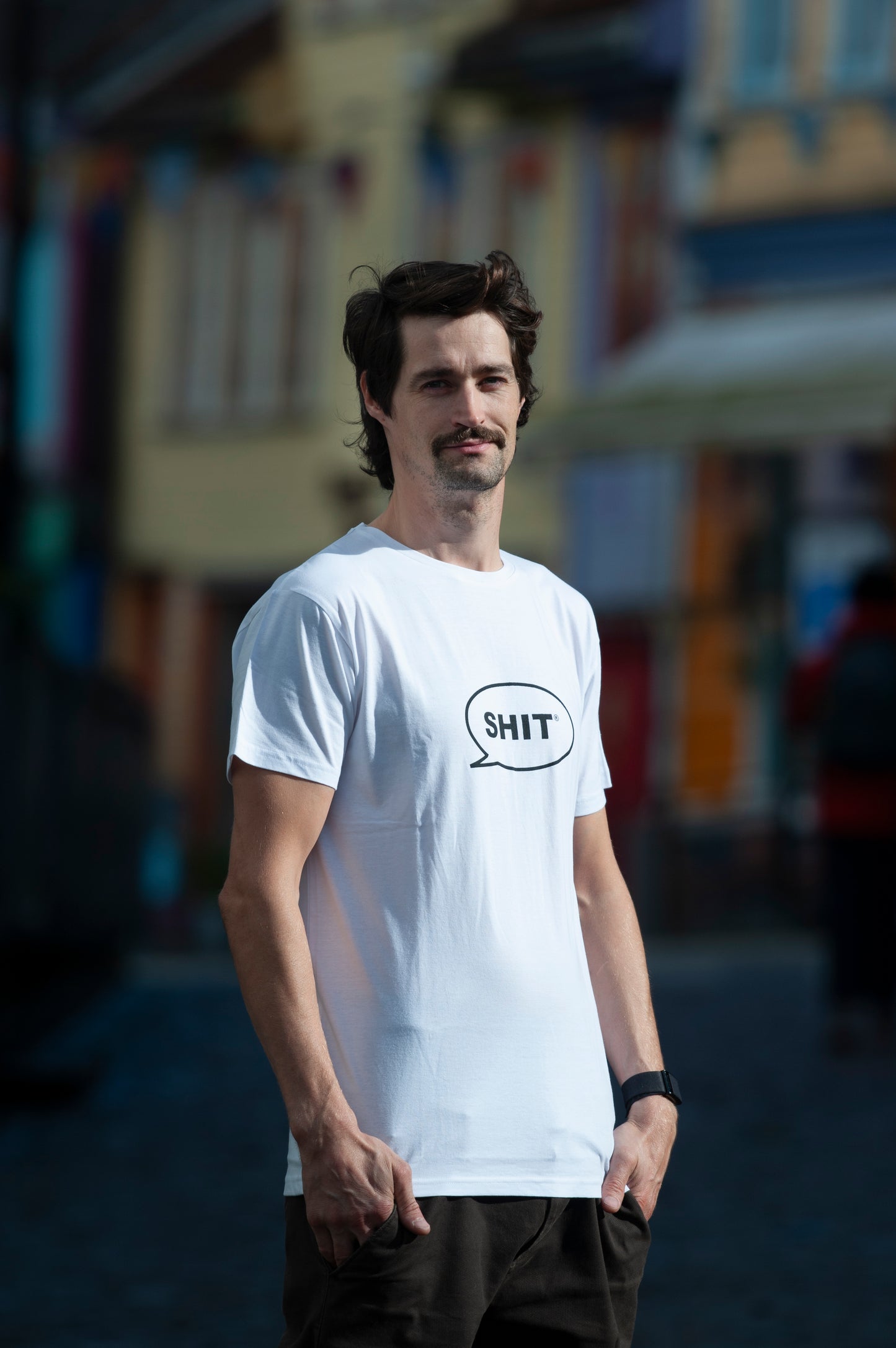 SHIT® CLASSIC TB T-SHIRT, WHITE