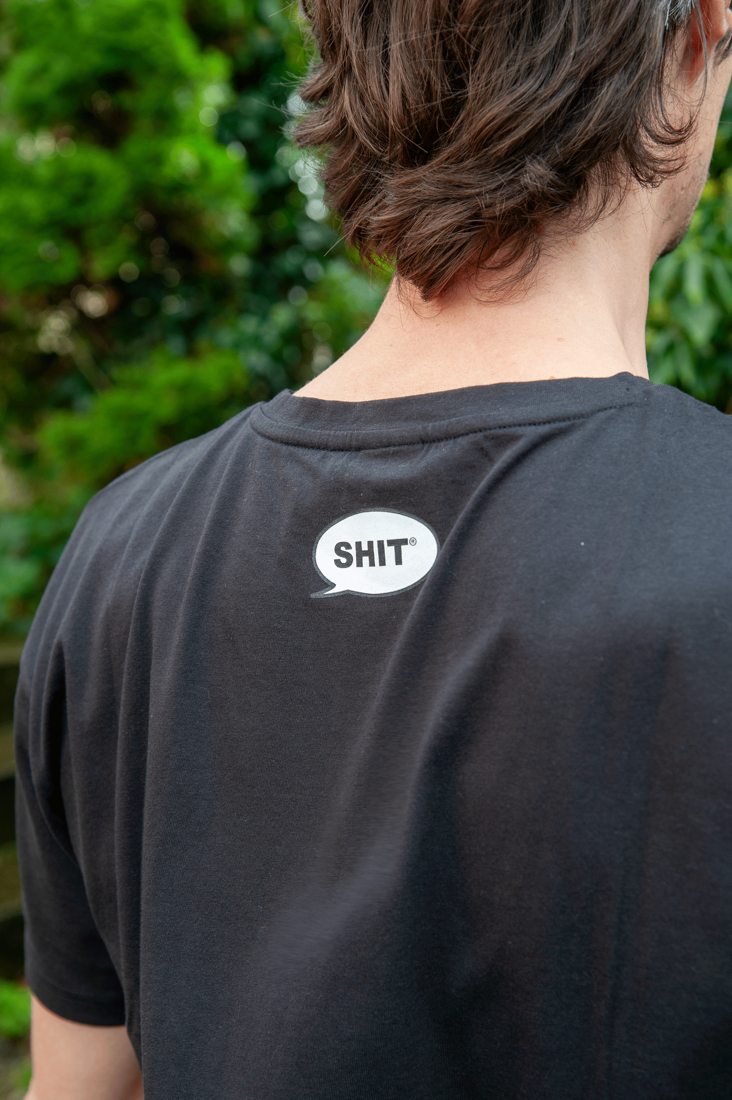 SHIT® T-shirt, OG PERSONS LOGO, Black