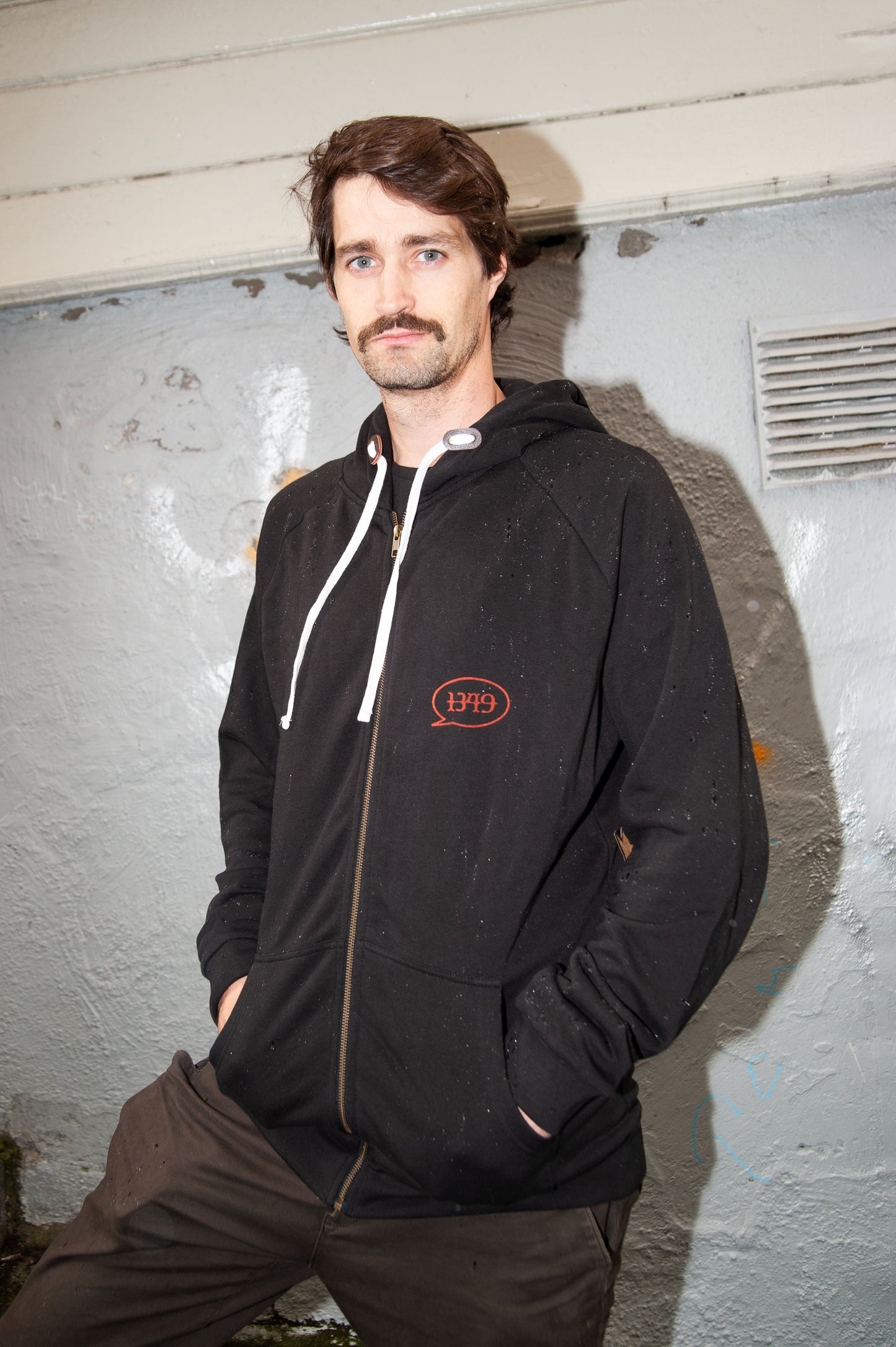 SHIT® X 1349 ZIP HOODED SWEATSHIRT