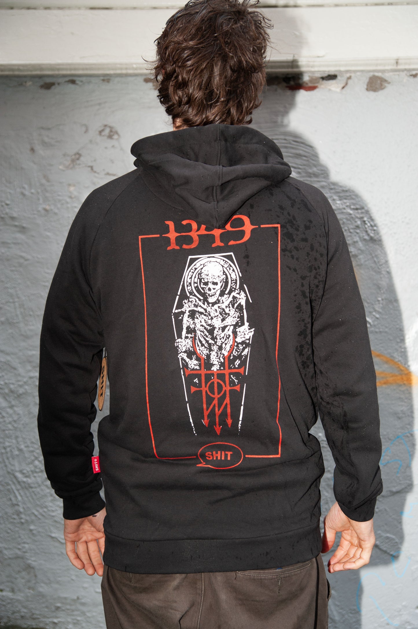 SHIT® X 1349 HOODED SWEATSHIRT