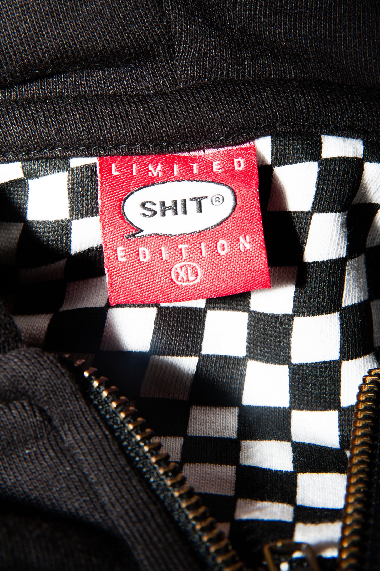SHIT® X 1349 ZIP HOODED SWEATSHIRT