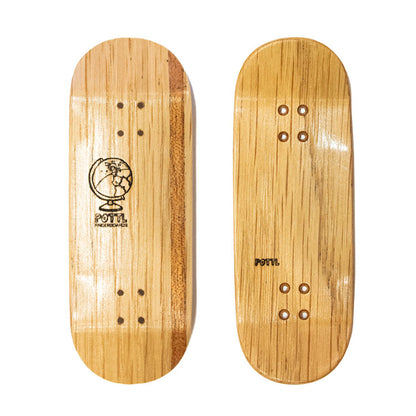 POTTL GLOBE LOGO stripe Fingerboard deck