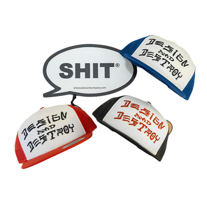 ANTI x SHIT® - DESIGN & DESTROY CAP RED