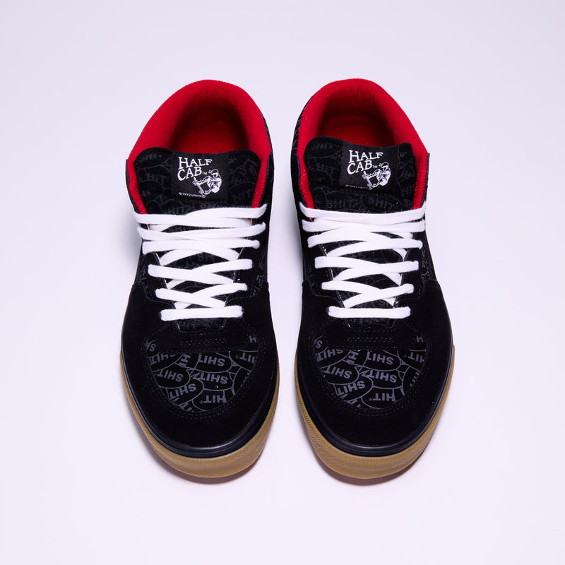 VANS X SHIT Halfcab, BLK/RED/GUM