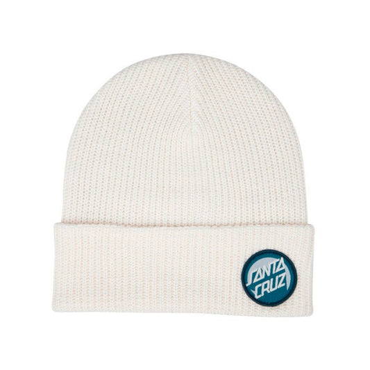 Santa Cruz Beanie Bold Shadow Dot Beanie Unbleached Cotton O/S UNI