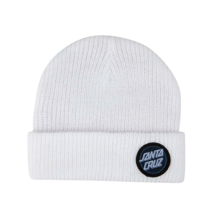 Santa Cruz Beanie Other Dot Beanie White O/S ADULT