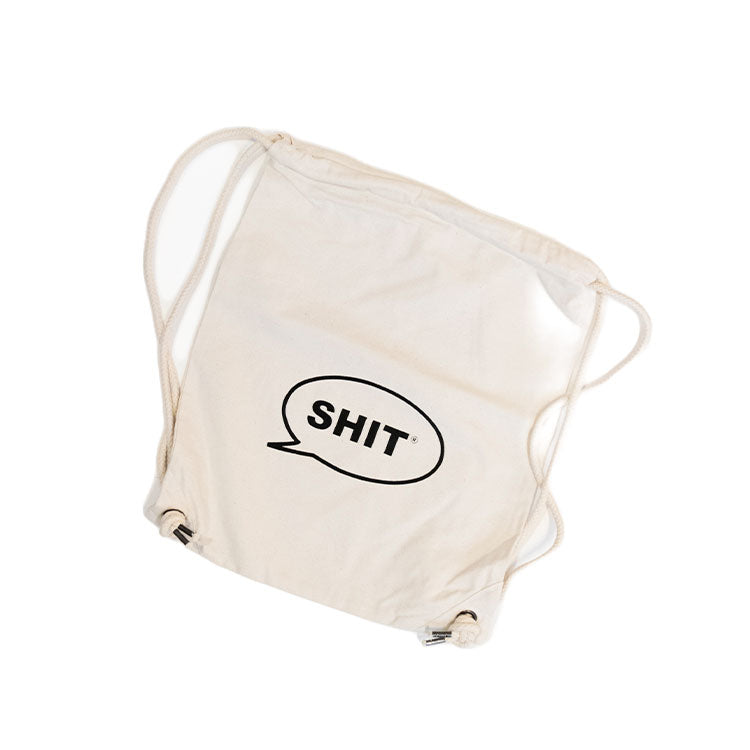 SHIT® SHOE BAG CANVAS NATURAL