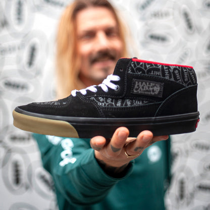 VANS X SHIT Halfcab, BLK/RED/GUM