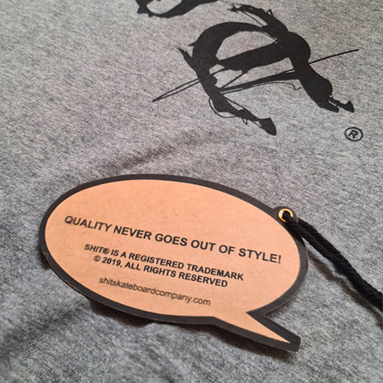 SHIT® GOTH T-SHIRT GRAYMELANGE