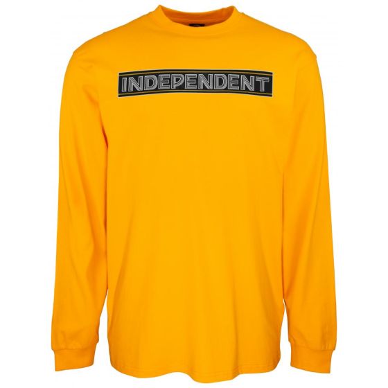 Independent L/S Shirt BC Ribbon Gold