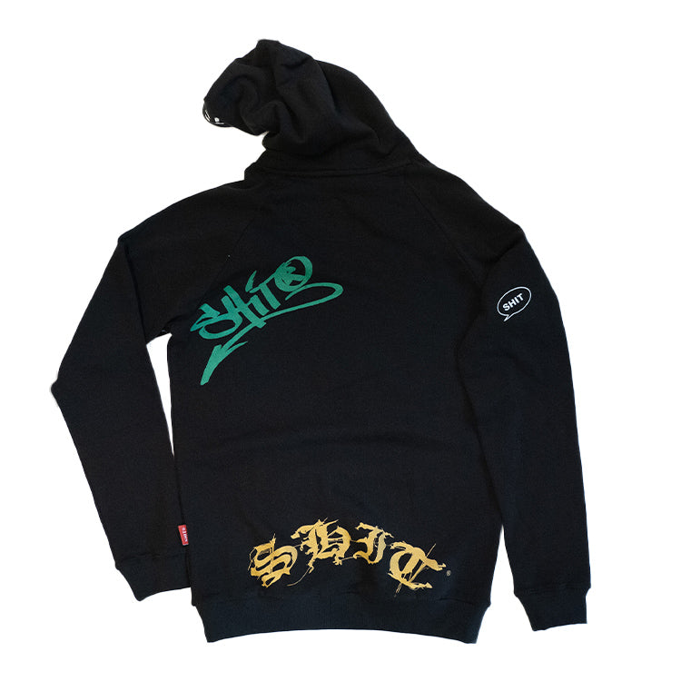 SHIT® MULTILOGO HOODIE BLACK
