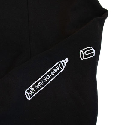 SHIT® MULTILOGO HOODIE BLACK