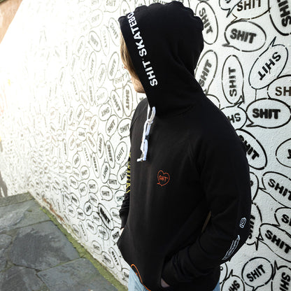 SHIT® MULTILOGO HOODIE BLACK