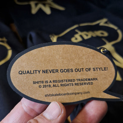 SHIT® X ONKLP T-shirt, BUBBLE CROWN GOLD/BLACK